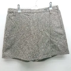 ◇ MIZUNO ミズノ ゴルフ スポーツ ファスナー ミニ かわいい ショートパンツ キュロット サイズL ブラウン レディース E  【1305180024648】のサムネイル