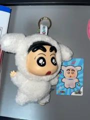 TOPTOY クレヨンしんちゃん シロ ぬいぐるみ キーリング ぬい 짱부부