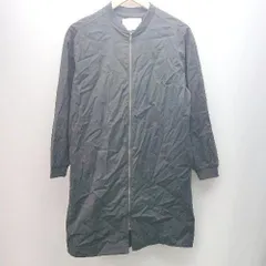 ◇ A day in the life UNITED ARROWS ジップアップ シンプル 薄手 長袖 ジャケット 表記なし ブラック系 レディース E  【1305180029230】