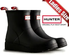 ハンター オリジナル プレイブーツ ショート HUNTER ORIGINAL PLAY BOOT SHORT BLACK wfs2020rma-blk ブラック レディース レインブーツ 雨靴 長靴
