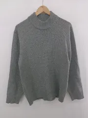 ◇ ADMIX/ATELIER SAB MEN ハイネック エルボーパッチ 長袖 ニット セーター サイズ48(M) グレー ブラウン系 メンズ E  【1305220003077】のサムネイル