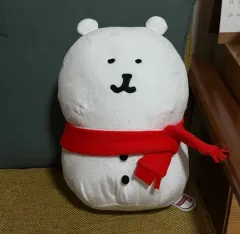 ナガノ 自分ツッコミくま マフラー スノーマン ぬい ぬいぐるみ 出品