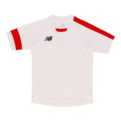 뉴 밸런스 New Balance GAME SHIRTS 게임 셔츠 (JJTF0489), (WRD) 화이트 / 레드