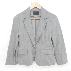 ◇ any SiS エニィスィス 1B シングル 長袖 テーラード ジャケット サイズ2 グレー系 レディース P  【1305240006386】