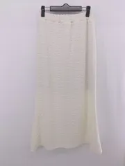 ◇ OLIVE des OLIVE オリーブ デ オリーブ シンプル ロング ナロー タイト スカート サイズF オフホワイト系 レディース P  【1305240010468】