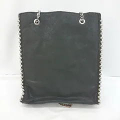 ◇ ZARA ザラ モノトーン スウェード調 チェーン ショルダー トート バッグ ブラック レディース P  【1305240016729】