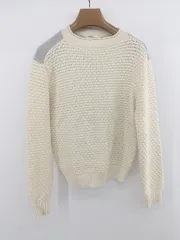 ◇ KBF アーバンリサーチ 切替 かわいい 長袖 ニット セーター サイズONE グレー アイボリー レディース P  【1305240022669】