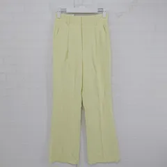 ◇ coen コーエン ネオンカラー オシャレ フレアパンツ サイズM レモンイエロー レディース P  【1305240021655】
