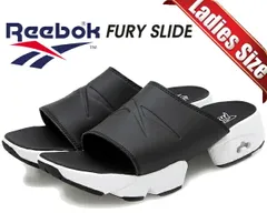 リーボック フューリー スライド Reebok FURY SLIDE CBLACK/WHITE 100202250 ブラック ホワイト レディース サンダル