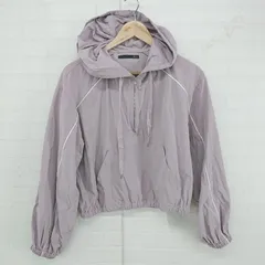 ◇ Heather ヘザー くすみカラー ハーフジップ 長袖 プルオーバー パーカー サイズF パープル系 レディース P  【1305240026292】のサムネイル