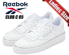 リーボック クラブシー 85 Reebok CLUB C 85 WHITE/WHITE/GREY 100201303 ホワイト グレー メタリックバンド スニーカー コートシューズ