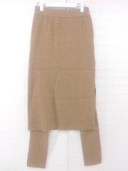 ◇ BEAMS HEART ビームス ハート スカート パンツ アンサンブル ベージュ系 レディース P  【1305250002897】