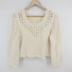 ◇ Kastane カスタネ 長袖 ニット セーター サイズF ホワイト レディース P  【1305250002743】