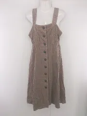 ◇ w closet ダブルクローゼット コーデュロイ ロング ワンピース サイズF ベージュ レディース E  【中古】 【1305250029580】のサムネイル