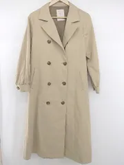 ◇ ◎ MAJESTIC LEGON マジェスティックレゴン ベルト付 通勤 通学 長袖 トレンチ コート サイズM ベージュ レディース E  【中古】 【1305250029283】のサムネイル