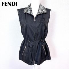 美品】FENDI フェンディ ズッカ柄 リバーシブル ワンピース ジレ