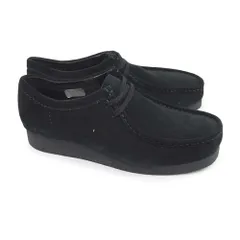 [クラークス] ワラビー メンズ レディース 防水 ワラビーエヴォ ウォータープルーフ WallabeeEVO WP 26177833（ブラックスエード） 26.5cm（UK8.5）★m