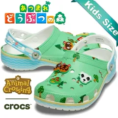 クロックス アニマル クロッシング クラシック クロッグ K 任天堂 どうぶつの森 crocs ANIMAL CROSSING CLASSIC CLOG K 210113-90h あつ森 コラボ キッズ たぬきち しずえ とたけけ まめきち つぶきち 