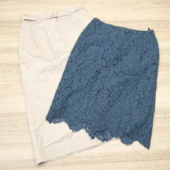 ◇ 《 NATURALBEAUTYBASIC まとめ2点セット サイズXS 花柄レース カジュアル スカート レディース 》 E  【1305290001553】