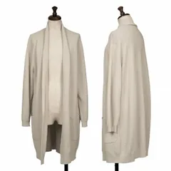 マドモアゼルノンノン ノンノNON NO Mademoiselle NON NON ペーパー混ボタンレスニットカーディガン ベージュM位