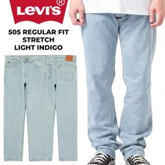 リーバイス レギュラーフィット ストレッチ ライトインディゴ LEVIS 505 REGULAR FIT STRETCH LIGHT INDIGO 005051992 ウェア ボトムス デニムパンツ Gパン ボトム メンズ 