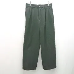 ◇ JUNRed ジュンレッド 起毛 ツータック ストレッチ ウエストゴム シンプル パンツ サイズL ブラック系 レディース E  【1305290004486】
