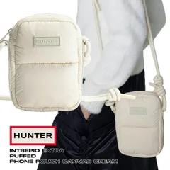 ハンター イントレピッド エクストラ パフド フォンポーチ キャンバス クリーム HUNTER INTREPID EXTRA PUFFED PHONE POUCH CANVAS CREAM ubx5515kbm-ccr