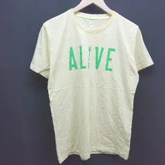 ◇ Design Tshirts Store graniph クルーネック プリント シンプル カワイイ 半袖 Tシャツ サイズM イエロー レディース E  【1305290007999】