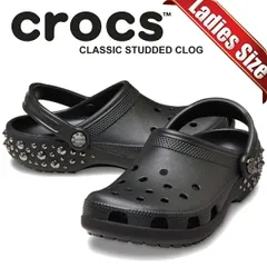 クロックス クラシック スタッズ クロッグ ブラック crocs CLASSIC STUDDED CLOG BLACK 211596-001 靴 シューズ サンダル レディース ウィメンズ ガールズ スタッズ 鋲