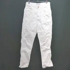 ◇ ROPE' PICNIC ロぺピクニック シンプル ストレート フロントボタン パンツ サイズ38 ホワイト レディース E  【1305290009733】