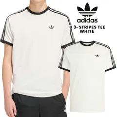 アディダス U スリー ストライプス Tシャツ ホワイト adidas U 3-STRIPES TEE WHITE ke3537 ウェア トップス Tシャツ メンズ ウィメンズ ユニセックス ラウンドネック Uネック 