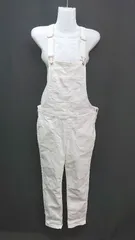 ◇ OLDNAVY オールドネイビー ストレートタイプ ストラップ 厚手 ノースリーブ サロペット サイズ6 ホワイト レディース E  【1305290010746】