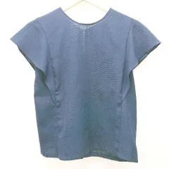 ◇ beauty＆youth 透け感素材 ﾉﾝｽﾄﾚｯﾁ 綺麗め ﾌｫｰﾏﾙ - カットソー サイズ推定S ﾈｲﾋﾞｰ レディース E  【1305290011637】