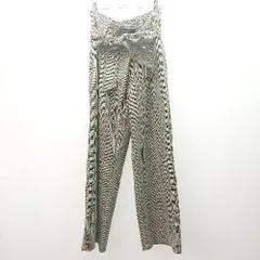 ◇ le.coeur blanc チェック柄 ウエストデザイン 綺麗め 厚手 タック ワイドパンツ サイズ36 ﾌﾞﾗｳﾝ系 レディース E  【1305290014201】