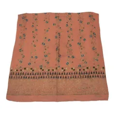 ジャンポールゴルチエJean Paul GAULTIER エスニック金箔プリントシルクスカーフ サーモンピンク他