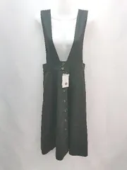 ◇ glacier グラシア 綺麗め 大人 無地 ロング丈 ワンピース サイズM ブラック レディース E  【1305290017622】