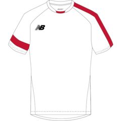 뉴 밸런스 New Balance GAME SHIRTS 게임 셔츠 (JMTF0488), (WRD) 화이트 / 레드