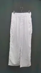 ◇ 新品 nemne ネンネ カジュアルテイスト ステッチ チャックフック閉め パンツ サイズM ホワイト レディース E  【1305290018131】のサムネイル