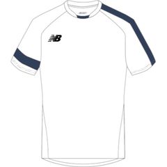 뉴 밸런스 New Balance GAME SHIRTS 게임 셔츠 (JMTF0488), (WNV) 화이트 / 네이비
