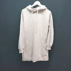 ◇ ZARA ザラ フーディー カットソー オーバーサイズ 長袖 ミニ丈 ワンピース サイズM ピンク レディース E  【1305290021483】