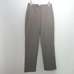 ◇ Mila Owen 綺麗め ハイウエスト ｽﾄﾚｯﾁ 中厚手 センタープレス パンツ サイズ0 ブラウン レディース E  【1305290025115】