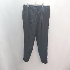 ◇ 新品 LAUTREAMONT ストライプ柄 ﾒﾙﾄﾝ生地 ビジネス スラックス タックパンツ サイズ44 ﾈｲﾋﾞｰ メンズ E  【1305290025863】