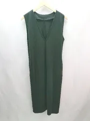 ◇ CLASSICAL ELF カジュアル Vネック タイトｼﾙｴｯﾄ - ロング ノースリーブ ニット ワンピース サイズM ﾌﾞﾗｯｸ レディース E  【1305290025610】