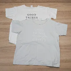 ◇ 《 URBAN RESEARCH DOOR まとめ2点セット サイズOne ロゴ カジュアル Tシャツ 色違い2枚 セット レディース 》 E  【1305290026150】