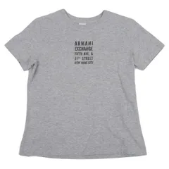 アルマーニ エクスチェンジARMANI EXCHANGE ロゴプリントTシャツ グレーL