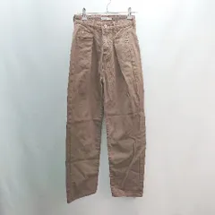 ◇ CLASSICAL ELF ワンタック カジュアル ナチュラル系 流行り ワイドパンツ サイズS ブラウン レディース E  【1305290028529】のサムネイル