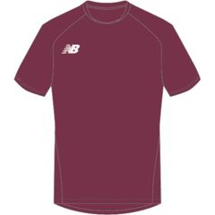 뉴 밸런스 New Balance BASIC GAME SHIRTS 게임 셔츠 (JMTF0486), (CR) 크림슨