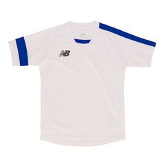 뉴 밸런스 New Balance GAME SHIRTS 게임 셔츠 (JJTF0489), (WBL) 화이트 / 블루