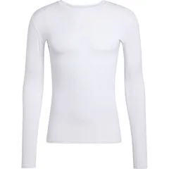 adidas アディダス テックフィット 長袖Tシャツ サッカー ストレッチシャツ ksc51-jp2920、(JP2920)ホワイト