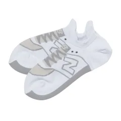 newbalance(ニューバランス) スニーカー柄ソックス スポーツスタイル ウェア ソックス LAS35700、(WT)ホワイト